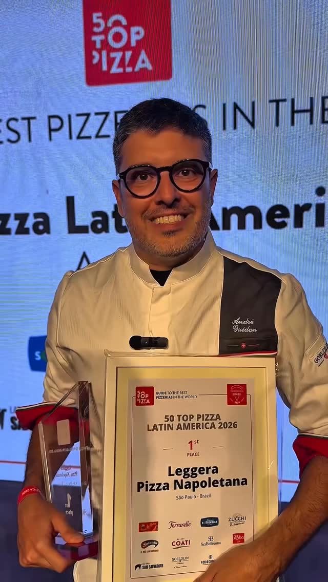 1º no 50 Top Pizza LatAm